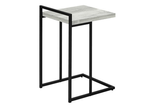 HomeRoots 27" Rustic Industrial Gray Reclaimed Wood and Metal End Table - Charming, Versatile Design for Any Room 489686