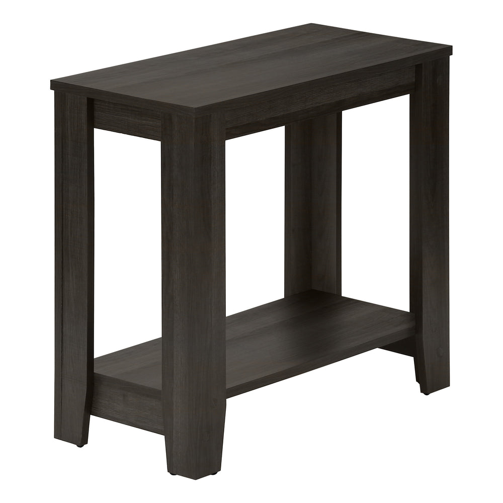 Homeroots 22" Brown Wood End Table With Shelf   489703
