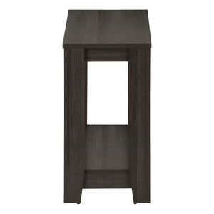 Homeroots 22" Brown Wood End Table With Shelf   489703
