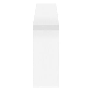 HomeRoots 32" Modern White Wood Abstract End Table - Versatile Design for Stylish Living Spaces & Storage 489748