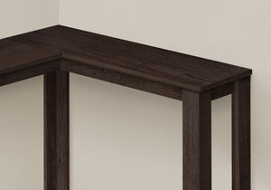 HomeRoots 36" Espresso Distressed Console Table - Versatile Wood Entryway Table for Stylish Organization & Decor 489756