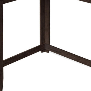 HomeRoots 36" Espresso Distressed Console Table - Versatile Wood Entryway Table for Stylish Organization & Decor 489756