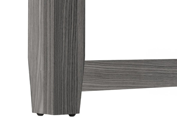 36 Inch Wood Corner Console Table Open Frame Entryway Accent for Hallway or Living Room