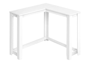 36 Inch Wood Corner Console Table Open Frame Entryway Accent for Hallway or Living Room