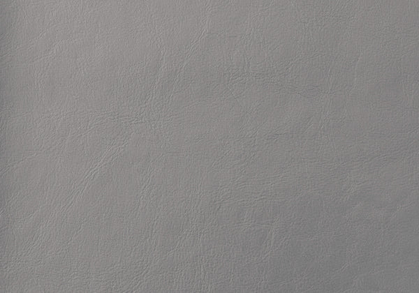 Homeroots 21" Gray Faux Leather Two Drawer Nightstand   489773