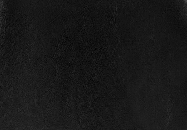 Homeroots 21" Black Faux Leather Two Drawer Nightstand   489774