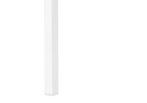 HomeRoots 72" Stylish White Metal Five-Tier Bookcase - Modern Shelving for Home, Office, and Decor Organization 489806