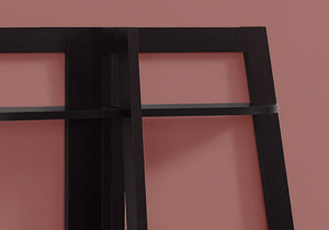HomeRoots 47" Espresso Etagere Bookcase - Stylish Six-Tier Storage Shelf for Home, Office & Living Spaces 489809