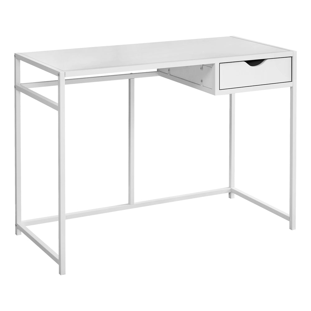 Homeroots 42" White Computer Desk   489827