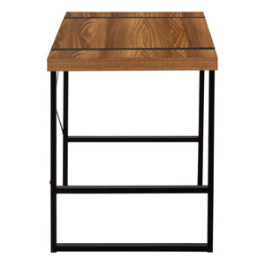 HomeRoots 49" Brown and Black Computer Desk – Elegant, Durable Design Perfect for Home Office or Workspace Setup 489862