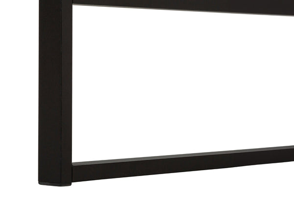 HomeRoots 49" Brown and Black Computer Desk – Elegant, Durable Design Perfect for Home Office or Workspace Setup 489862