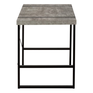 HomeRoots 49" Modern Gray and Black Computer Desk - Sleek, Durable, Multi-Purpose Design for Home or Office Use 489868