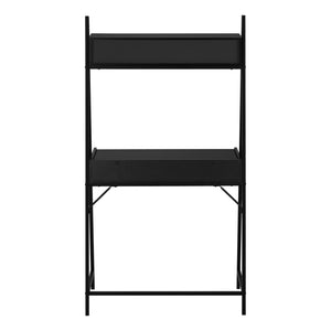 Homeroots 32" Black Computer Desk With Four Drawers   489872