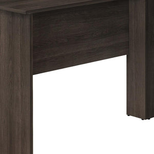 HomeRoots 47" Brown Wood Corner Computer Desk - Stylish L-Shaped Workspace with Open Shelving for Home Office 489883