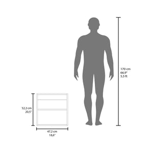 English Elm White Medicine Cabinet With Mirror – Space-Saving Design, Multiple Shelves For Organized Storage B062P252174-GIGA