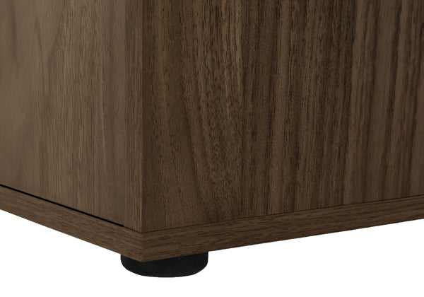 HomeRoots 46" Brown Wood L-Shaped Computer Desk - Stylish & Functional Home Office Upgrade with Storage Options 489902