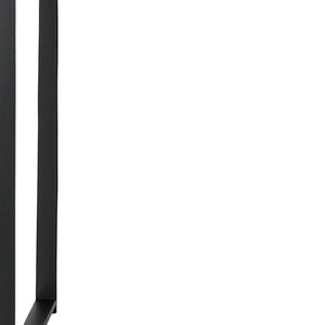 HomeRoots 47" Sleek Gray and Black Industrial Sled Computer Desk with Hidden Storage for Your Workspace Needs 489907