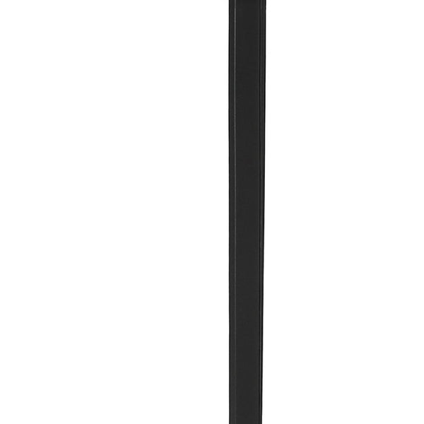 HomeRoots 47" Sleek Gray and Black Industrial Sled Computer Desk with Hidden Storage for Your Workspace Needs 489907