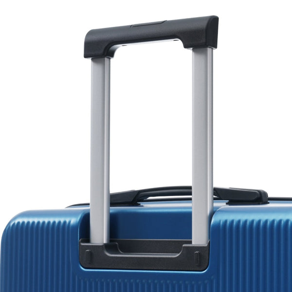 English Elm Luggage 5 Piece Hardside Abs Set with Front Access Carry on and Tsa Spinner Wheels Blue N732P391579C