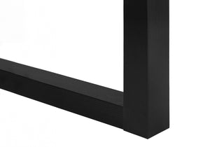 HomeRoots 47" Black Computer Desk - Versatile Reversible Design with 3 Drawers for Organized Workspace Bliss 489924