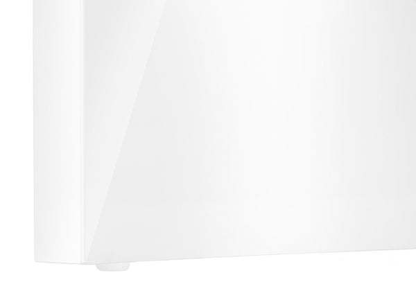 HomeRoots 60" White Computer Desk - Elegant Workspace Solution with 2 Drawers for Organization & Style 489929