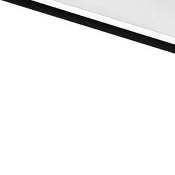 HomeRoots 60" Modern L-Shaped Computer Desk in White and Black - Spacious, Stylish, and Highly Functional 489931