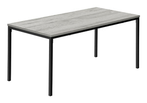 HomeRoots 40" Gray and Black Wood & Metal Coffee Table - Stylish Modern Centerpiece for Living Room & Office 489940