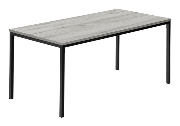 HomeRoots 40" Gray and Black Wood & Metal Coffee Table - Stylish Modern Centerpiece for Living Room & Office 489940