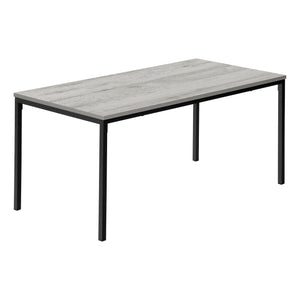Homeroots 40" Gray And Black Wood And Metal Coffee Table   489940
