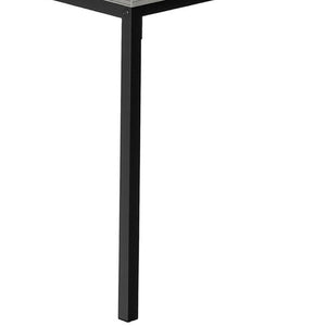 HomeRoots 40" Gray and Black Wood & Metal Coffee Table - Stylish Modern Centerpiece for Living Room & Office 489940