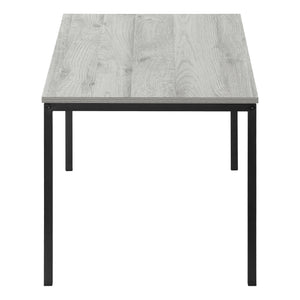 Homeroots 40" Gray And Black Wood And Metal Coffee Table   489940