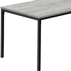 HomeRoots 40" Gray and Black Wood & Metal Coffee Table - Stylish Modern Centerpiece for Living Room & Office 489940