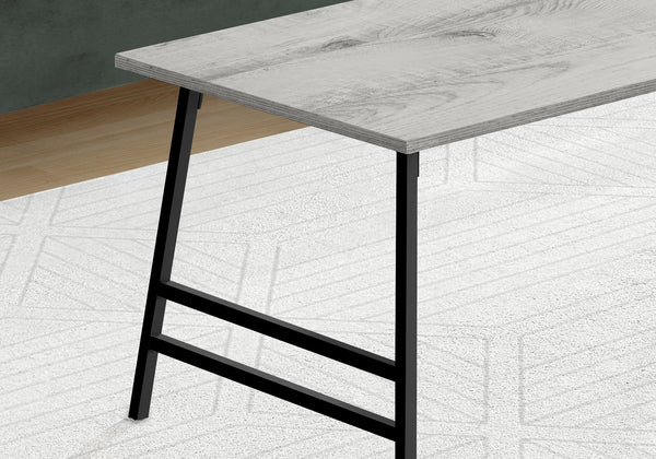 Homeroots 40" Gray And Black Metal Coffee Table   489943