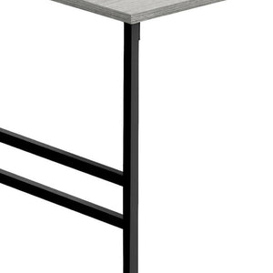 HomeRoots 40" Gray and Black Metal Coffee Table - Modern Eucalyptus-Inspired Design for Stylish Living Rooms 489943