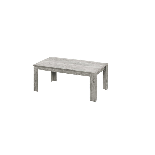 Homeroots Set Of Three 44" Gray Coffee Table   489965