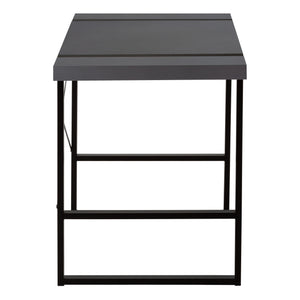 Homeroots 49" Gray And Black Computer Desk   489982
