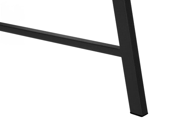 HomeRoots 42" Espresso Corner Trestle Computer Desk with Open Shelving - Space-Saving Modern Workspace Solution 489992