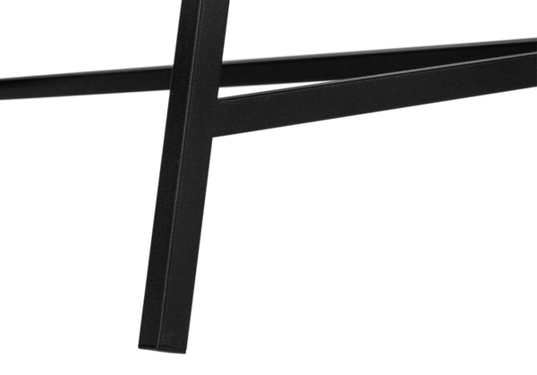 HomeRoots 32" Modern Taupe and Black Sled Computer Desk with Four Drawers for Stylish Home Office Organization 489996