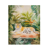 Madison Park Jungle Feline Transitional Jungle Tiger Canvas Wall Art MP95C-0338 Tiger Green Multi