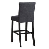 English Elm Elyssia Grey Bar Chair With Padded Seat (Set Of 2)