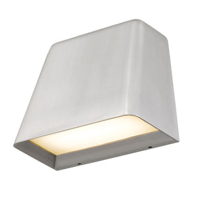 English Elm 5.5 Inch Aluminum Led Wall Sconce Dimmable Selectable Cct for Bath or Hallway Brushed Chrome B370P416099