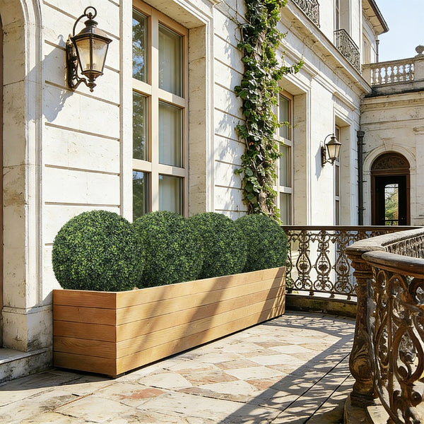 English Elm 22.4in Faux Boxwood Spheres Uv Resistant Outdoor Topiary Set for Porch Patio Garden W2945P460788