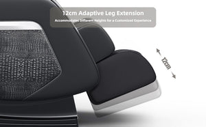 English Elm Massage Chair Zero Gravity Full-Body Recliner with 20 Airbags, Hip Heat, Foot & Air Massage System W3327S00004