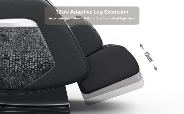 English Elm Massage Chair Zero Gravity Full-Body Recliner with 20 Airbags, Hip Heat, Foot & Air Massage System W3327S00004