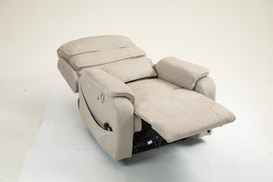 English Elm Lounge Electric Lift Chair – 180° Recline, Dual Remotes, Storage Pockets, Ideal For Elderly Comfort W547S00056