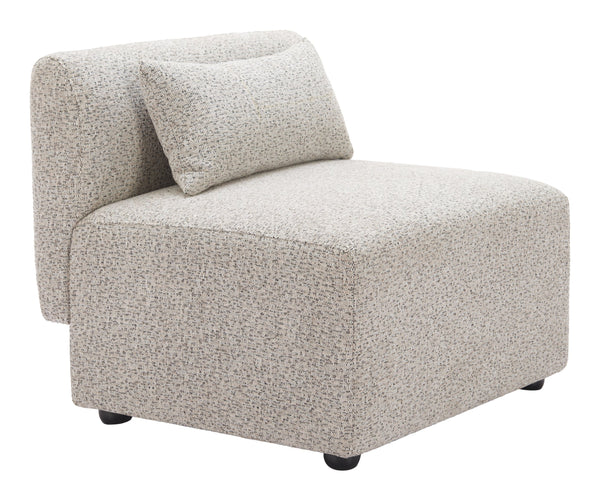 Zuo Modern Simu Corner Chair - Chic Modern Design With High-quality Materials For Stylish Home Decor Solutions Gray 100% Polyester,Elm Wood 110432-zuo-modern