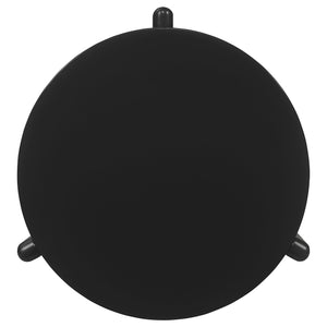 English Elm Harrison Black Round Solid Wood End Table – Classic Charm, Durable Design & Versatile Style For Any Room B062P299901