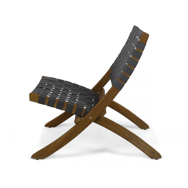 English Elm Christopher Knight Home® - HUNTSVILLE Acacia Foldable Chair Set of 2 — Water‑Resistant Woven Accents, Portable, No Assembly Needed 63739.00GRY