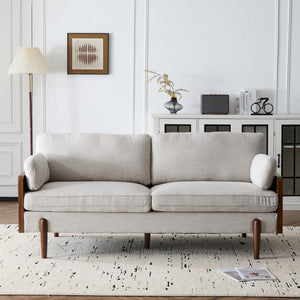 Christopher Knight Home® - Noble House - Mid-Century Modern Sofa-Beige