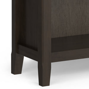 English Elm Amherst 36-Inch Solid Pine 5-Shelf Bookcase In Hickory Brown - Rustic Charm For Any Space B136P238613